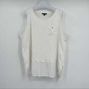 Tommy Hilfiger Women’s Pocket Tank w/ Sheer Size 2X